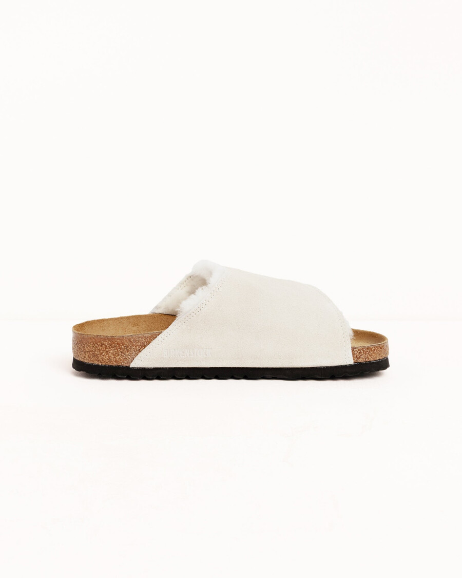 stüssy birkenstock solana shearling pantolette