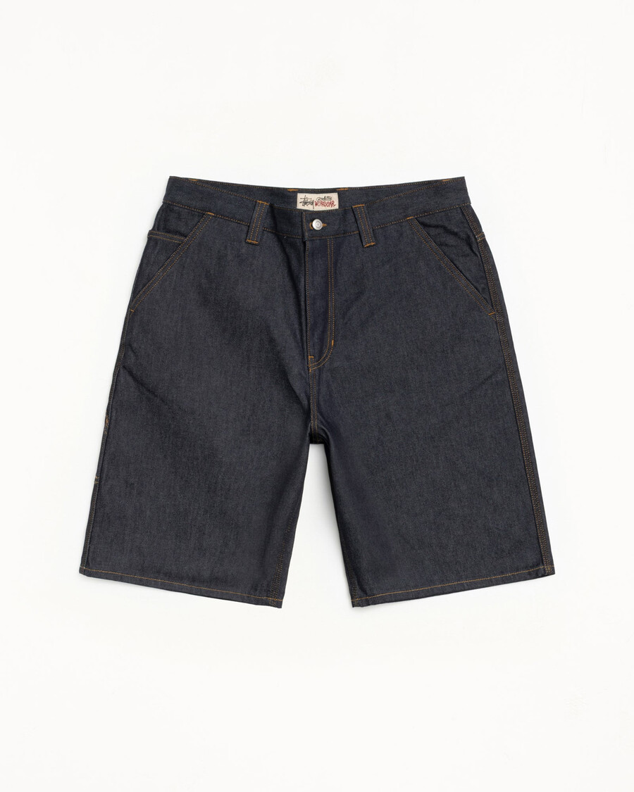 raw denim work short