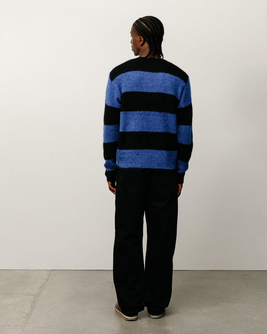 mohair-streifenpullover