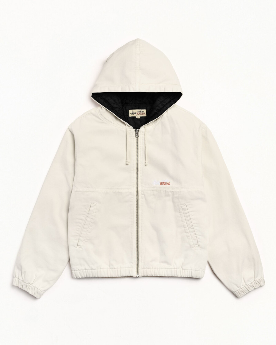 isolierte arbeitsjacke aus canvas