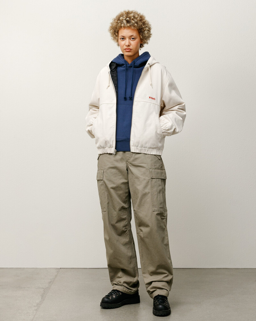 isolierte arbeitsjacke aus canvas