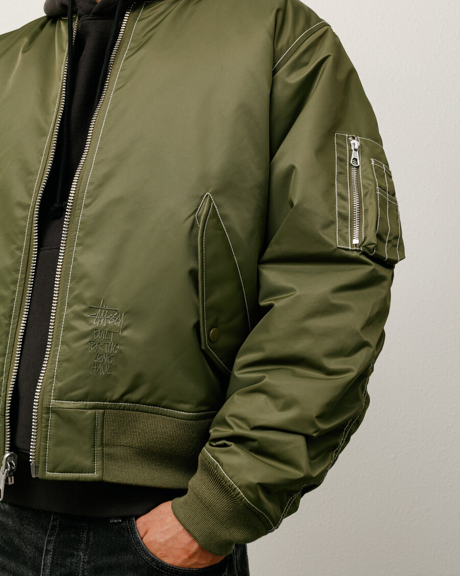gefertigte wendbare bomberjacke