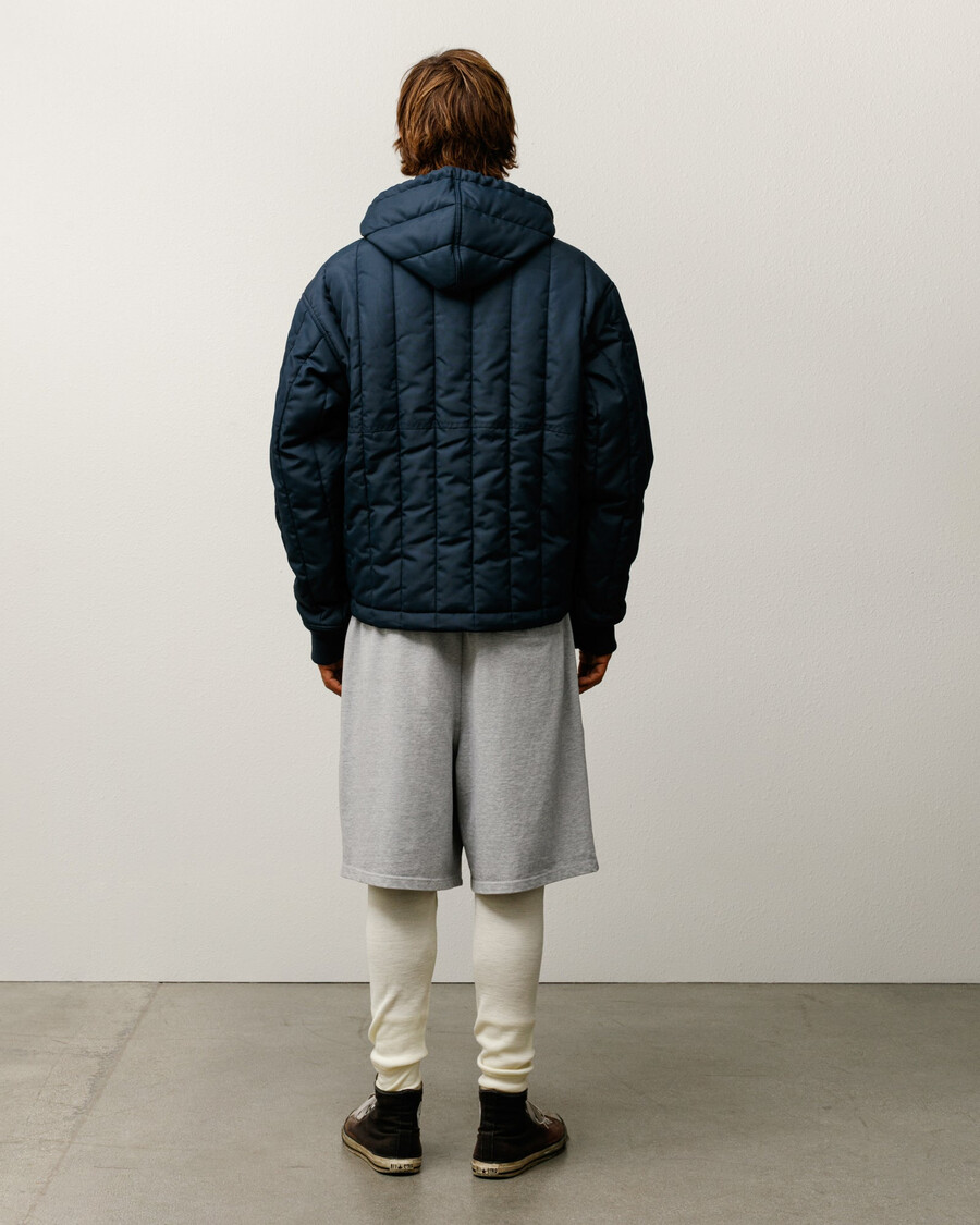 gesteppte nylon-arbeitsjacke