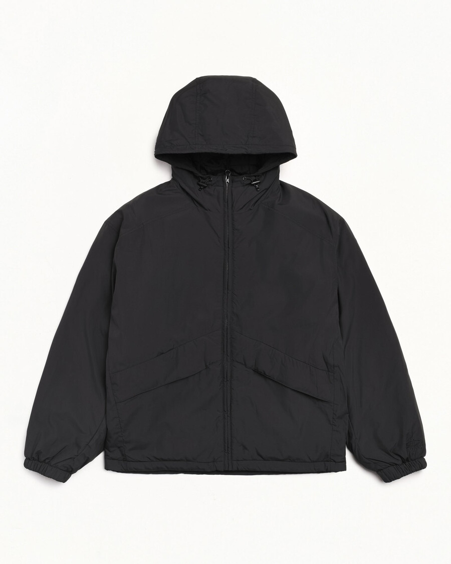 isolierte kapuzenjacke