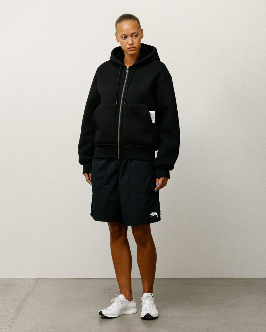 bonded sherpa hoodie