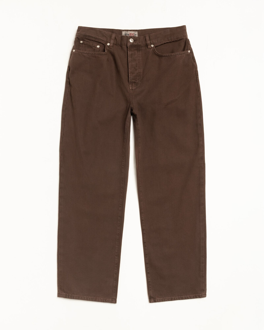 große alte hose aus gewaschenem canvas
