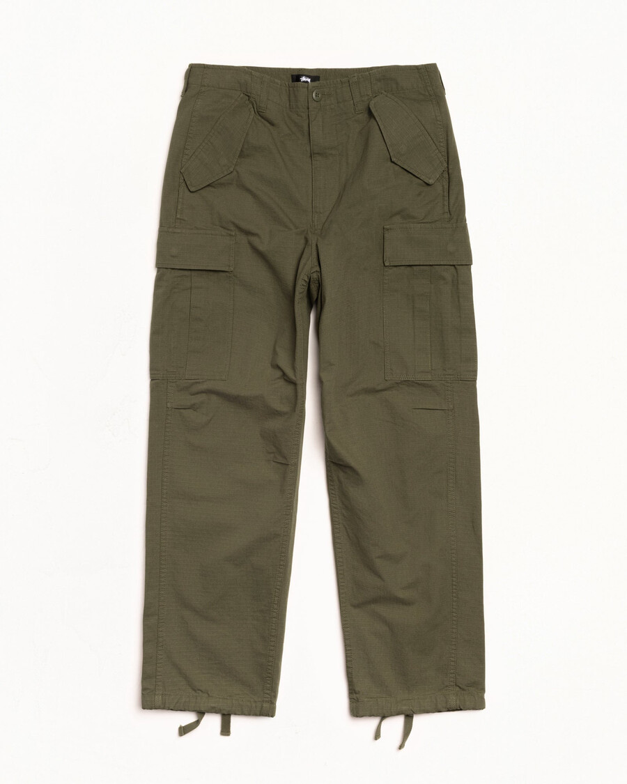 militär-cargohose aus ripstop-gewebe