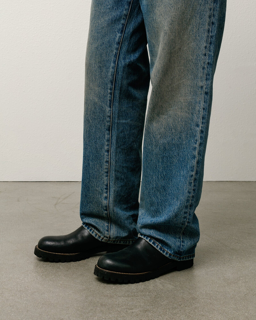 neuer klassischer jeans-denim