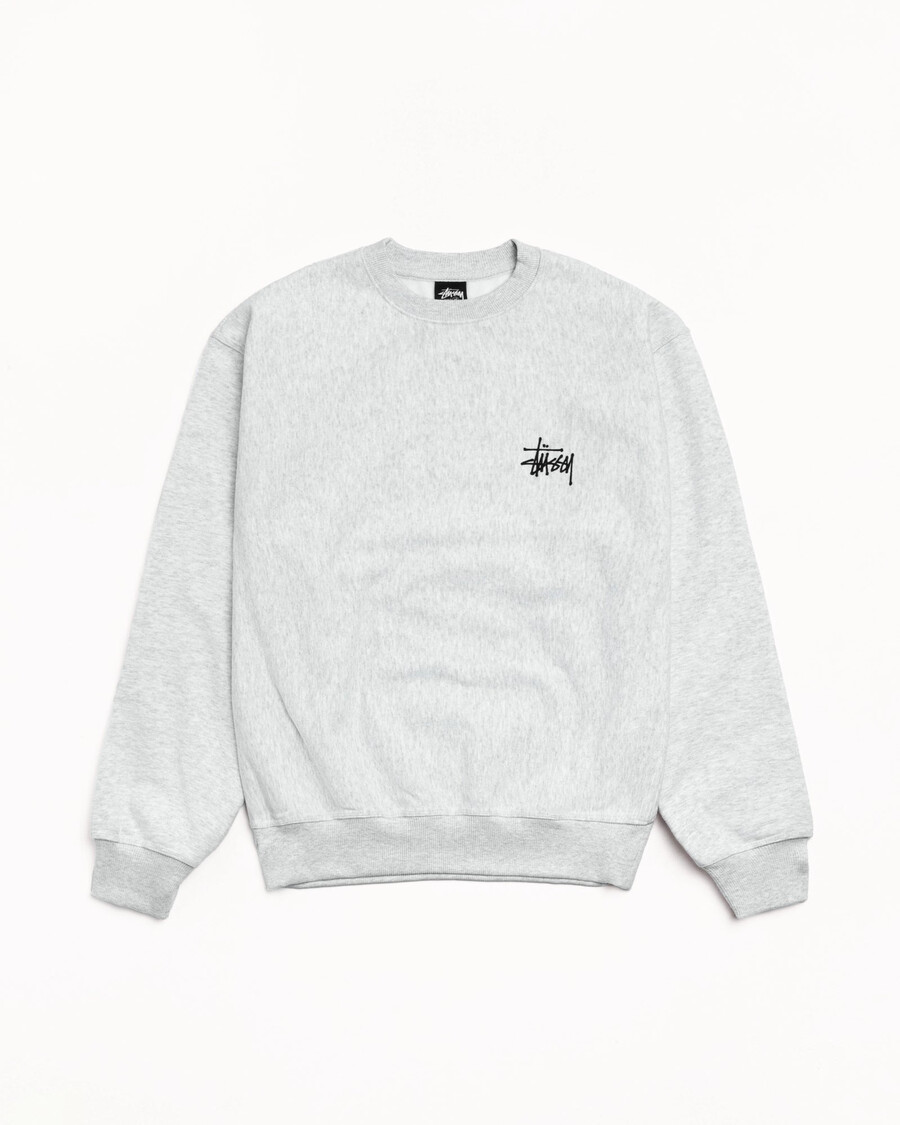 stüssy basic crew