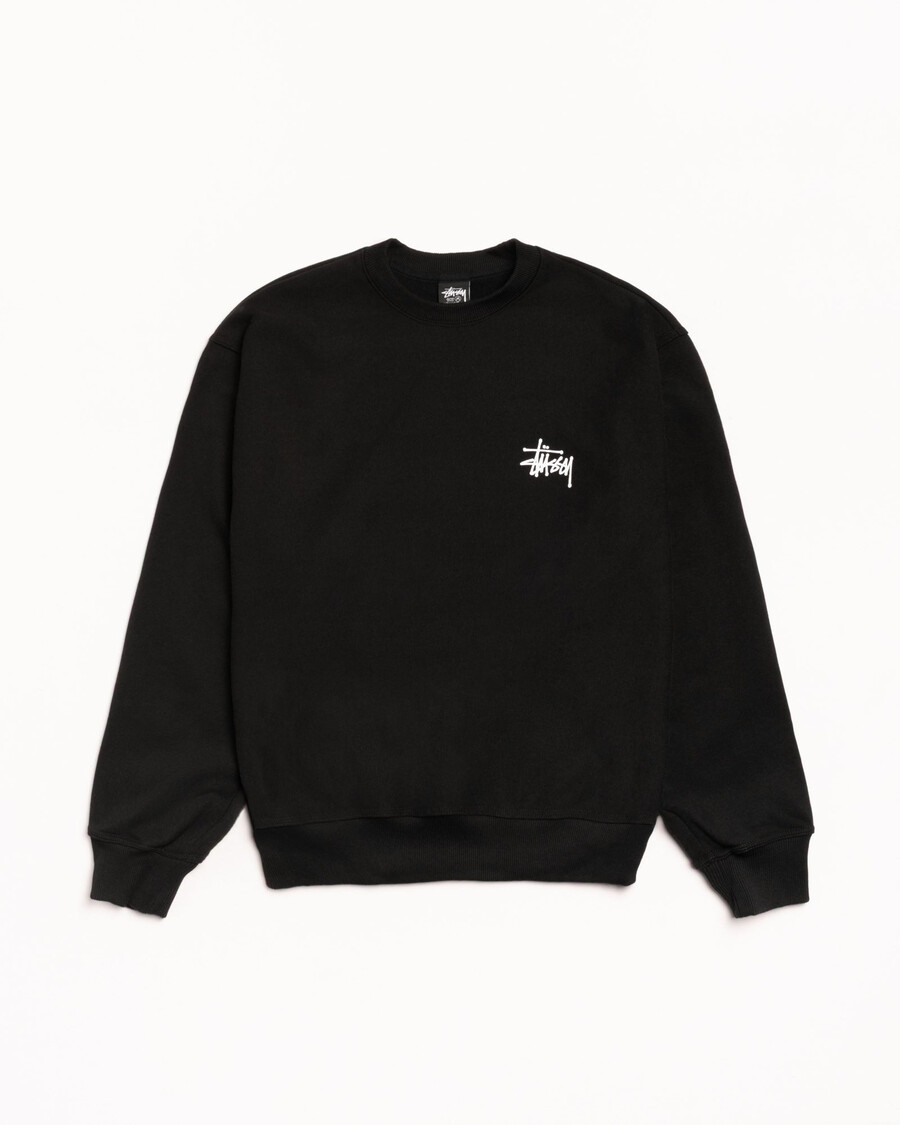 stüssy basic crew