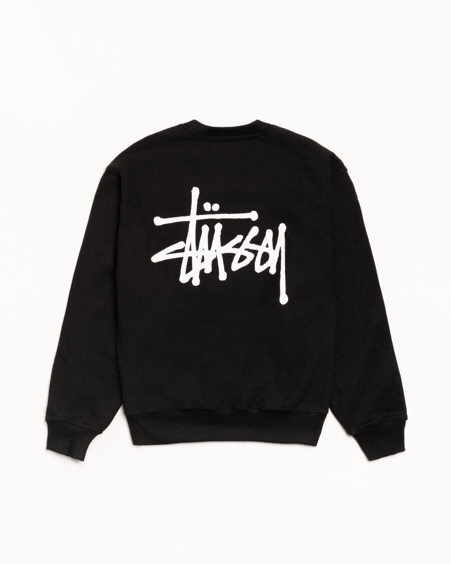 stüssy basic crew