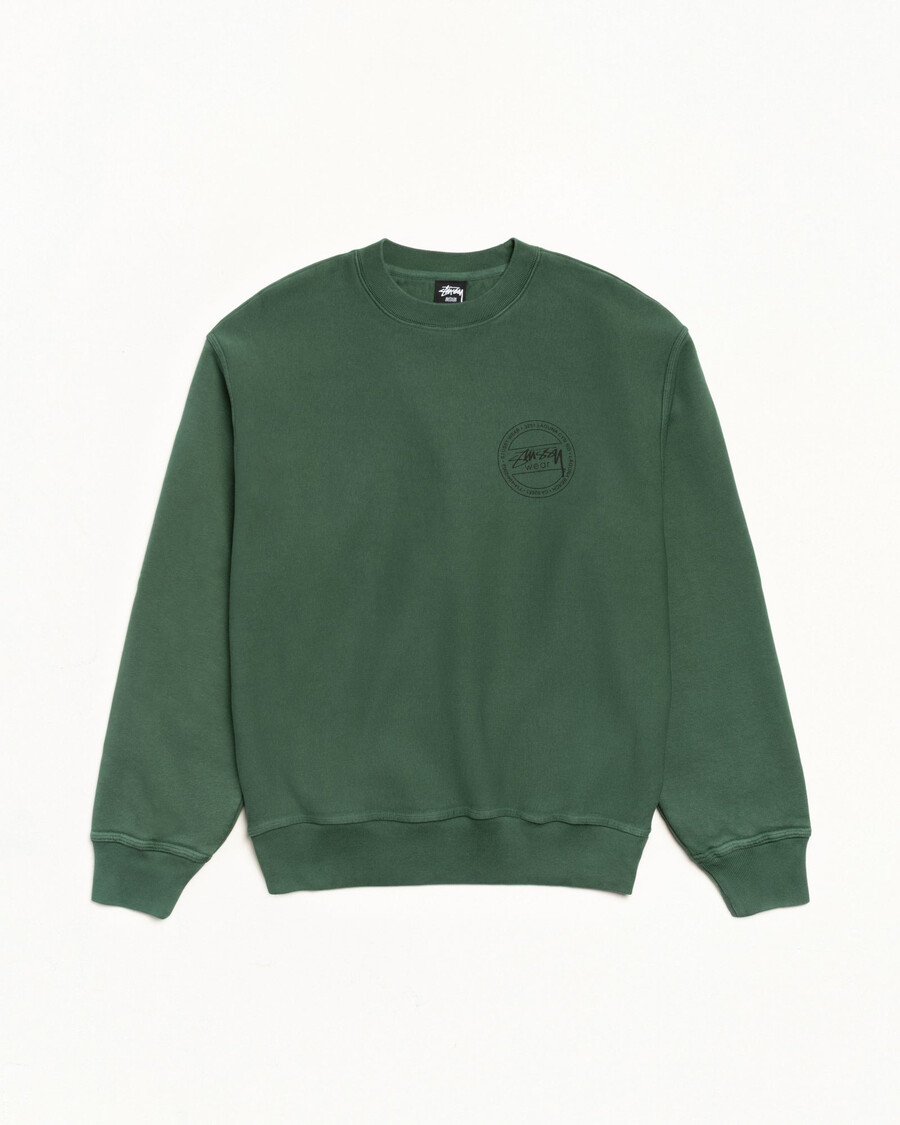 stüssy wear crew pigmentgefärbt