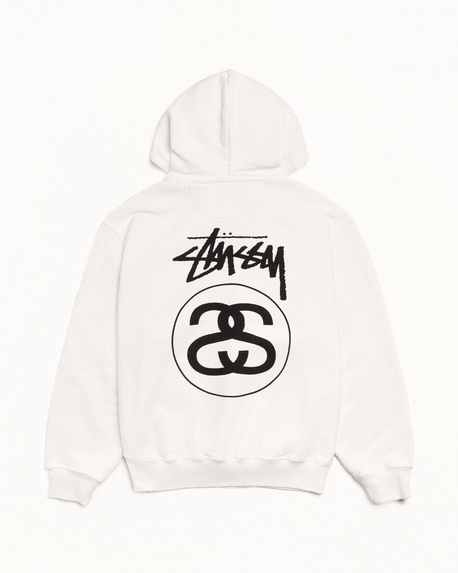 stock link zip hoodie pigment dyed