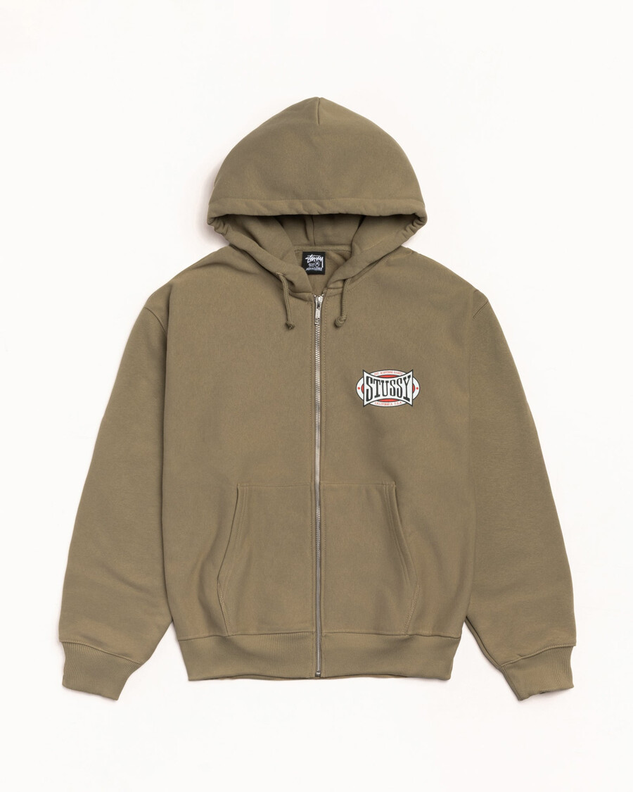 champion oval zip hoodie