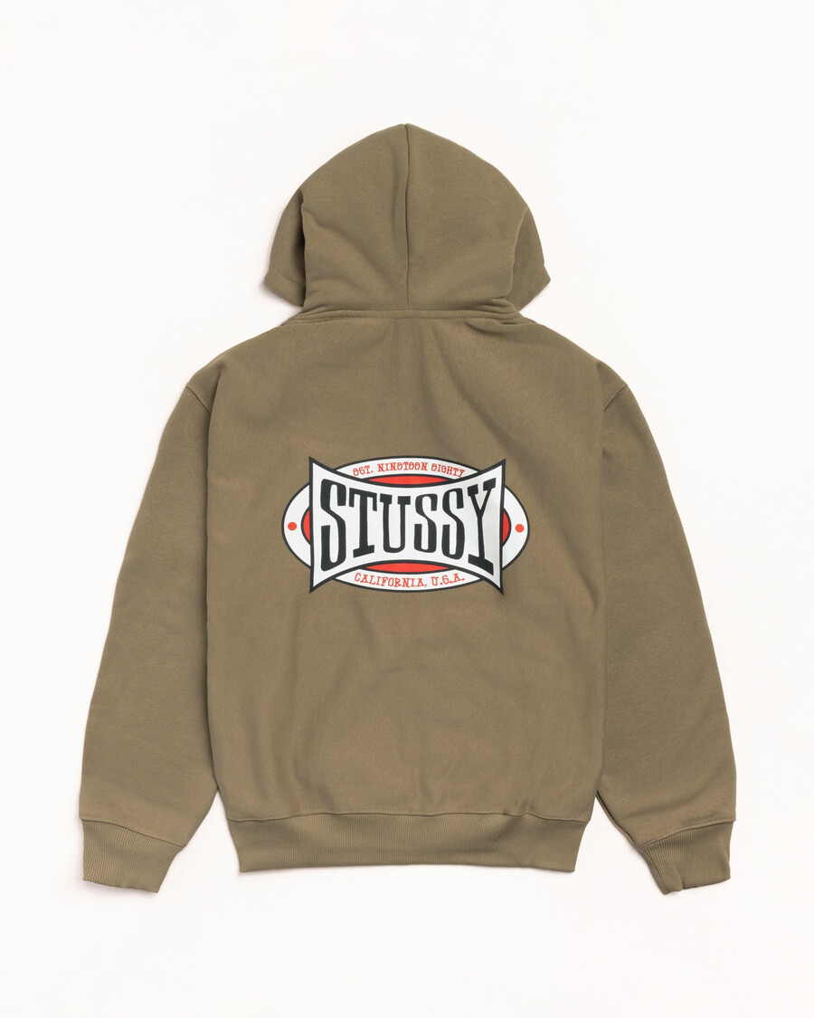 champion oval zip hoodie