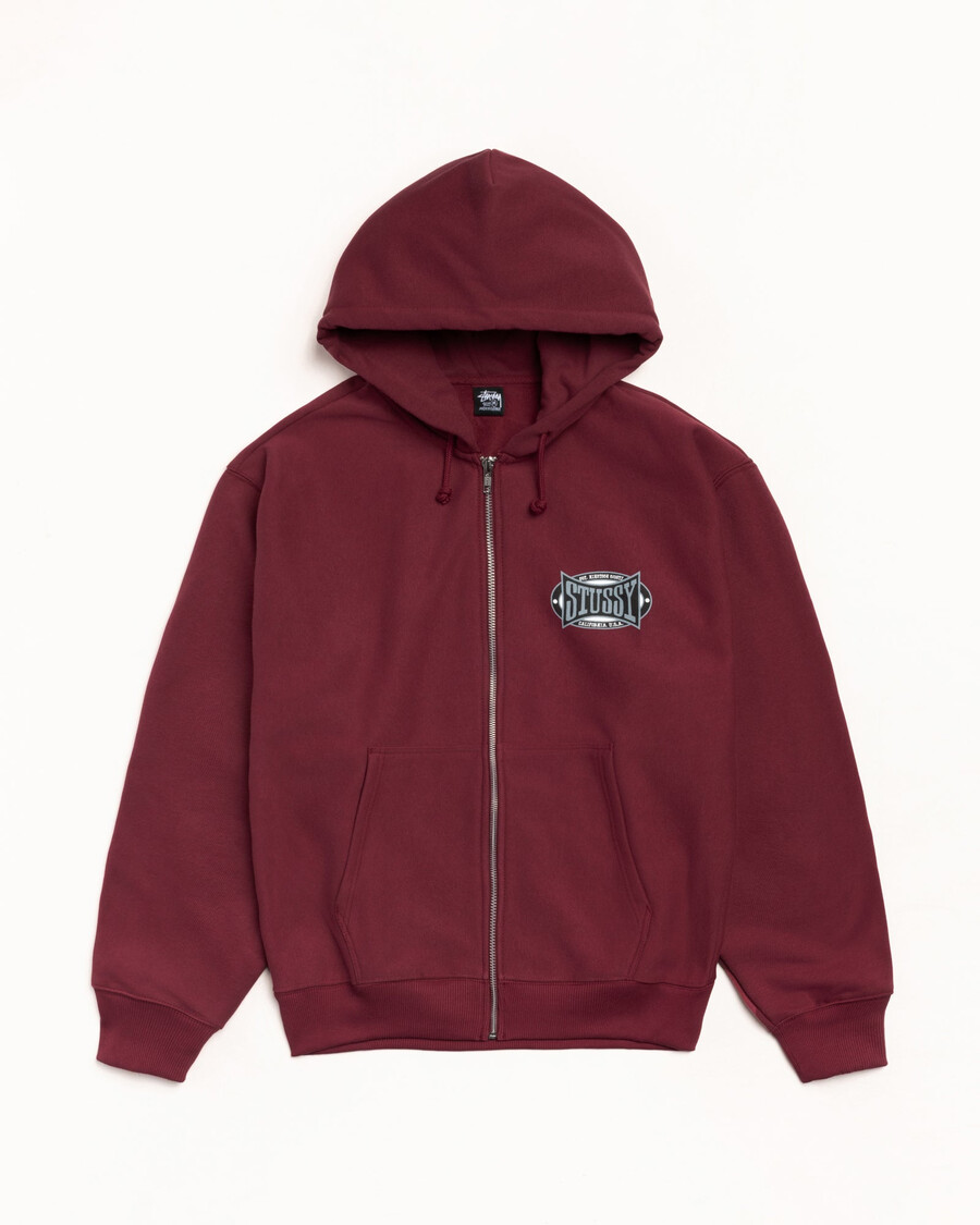 champion oval zip hoodie