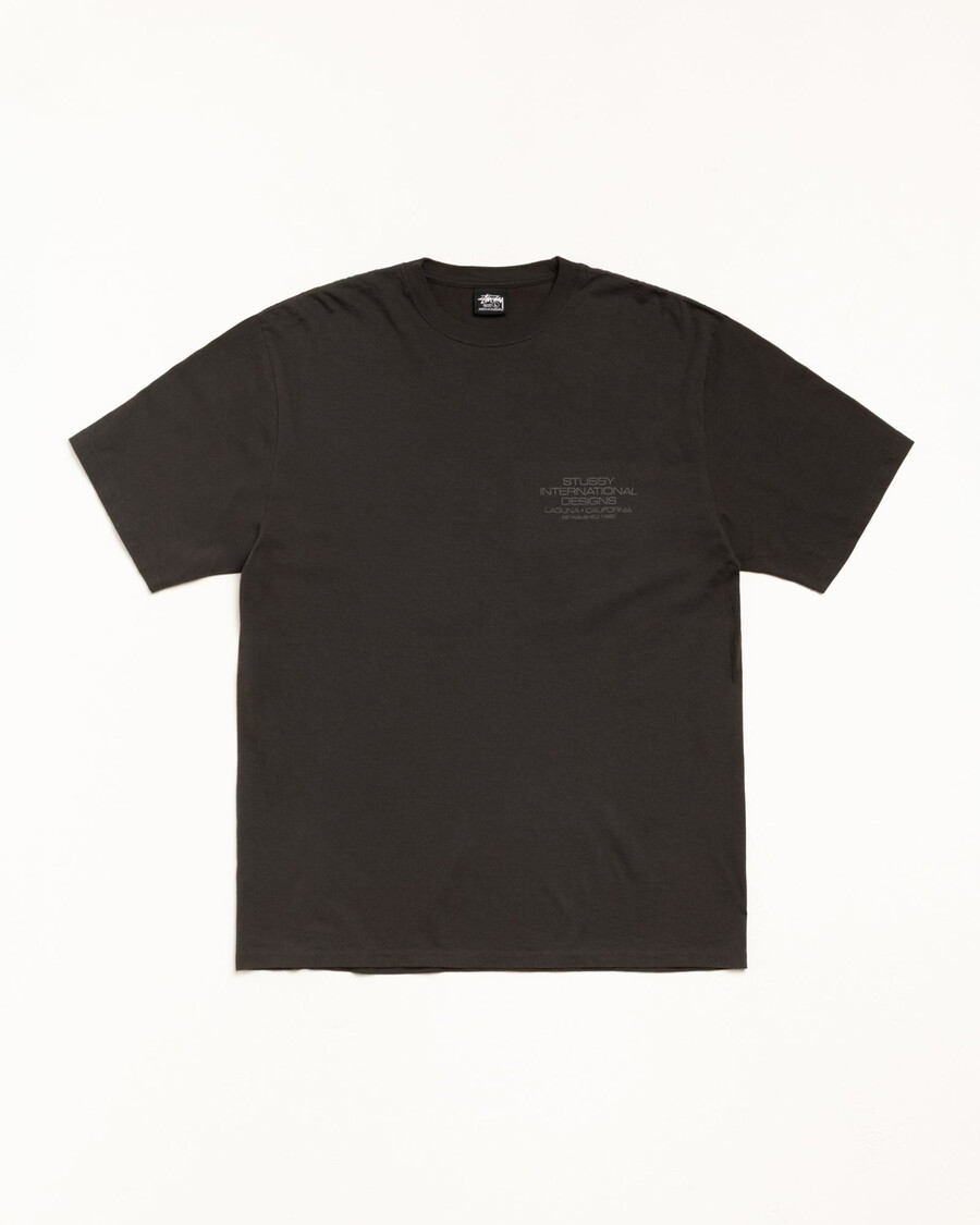 international design t-shirt pigmentgefärbt