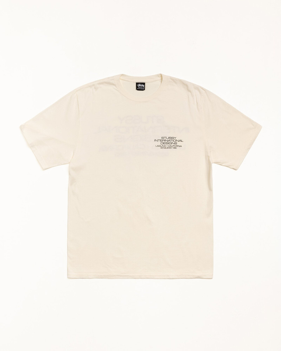 international design t-shirt pigmentgefärbt