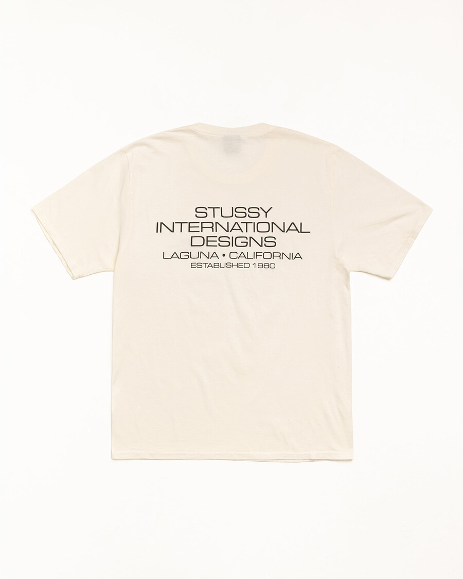 international design t-shirt pigmentgefärbt