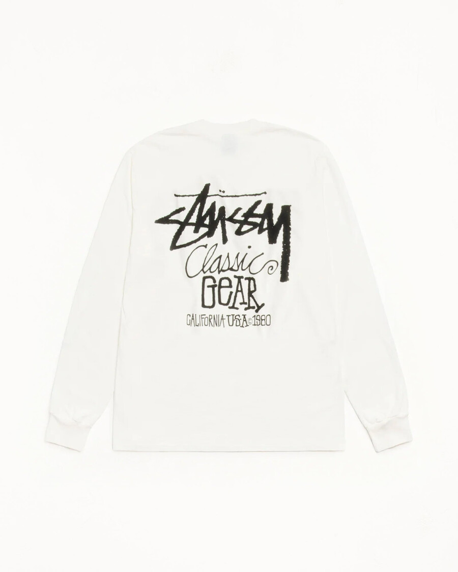 klassisches gear ls t-shirt pigmentgefärbt