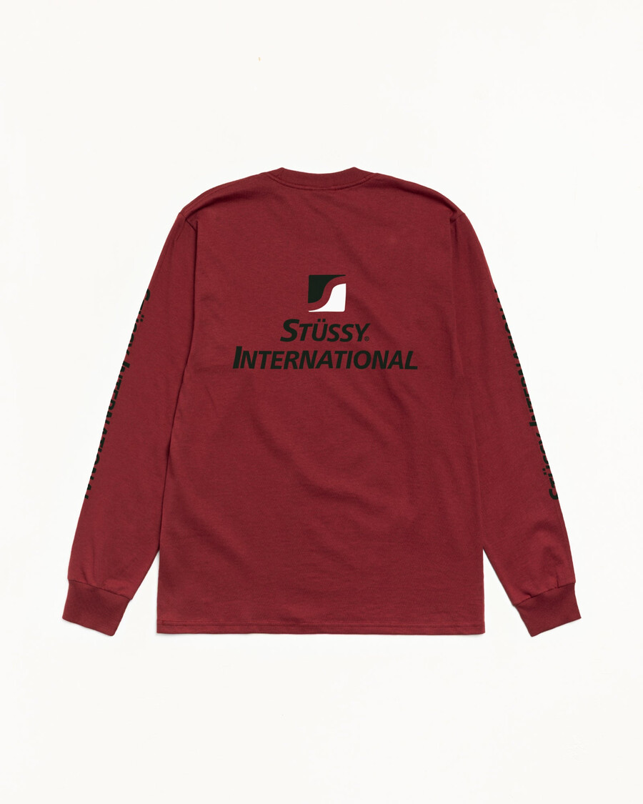 stüssy international ls tee