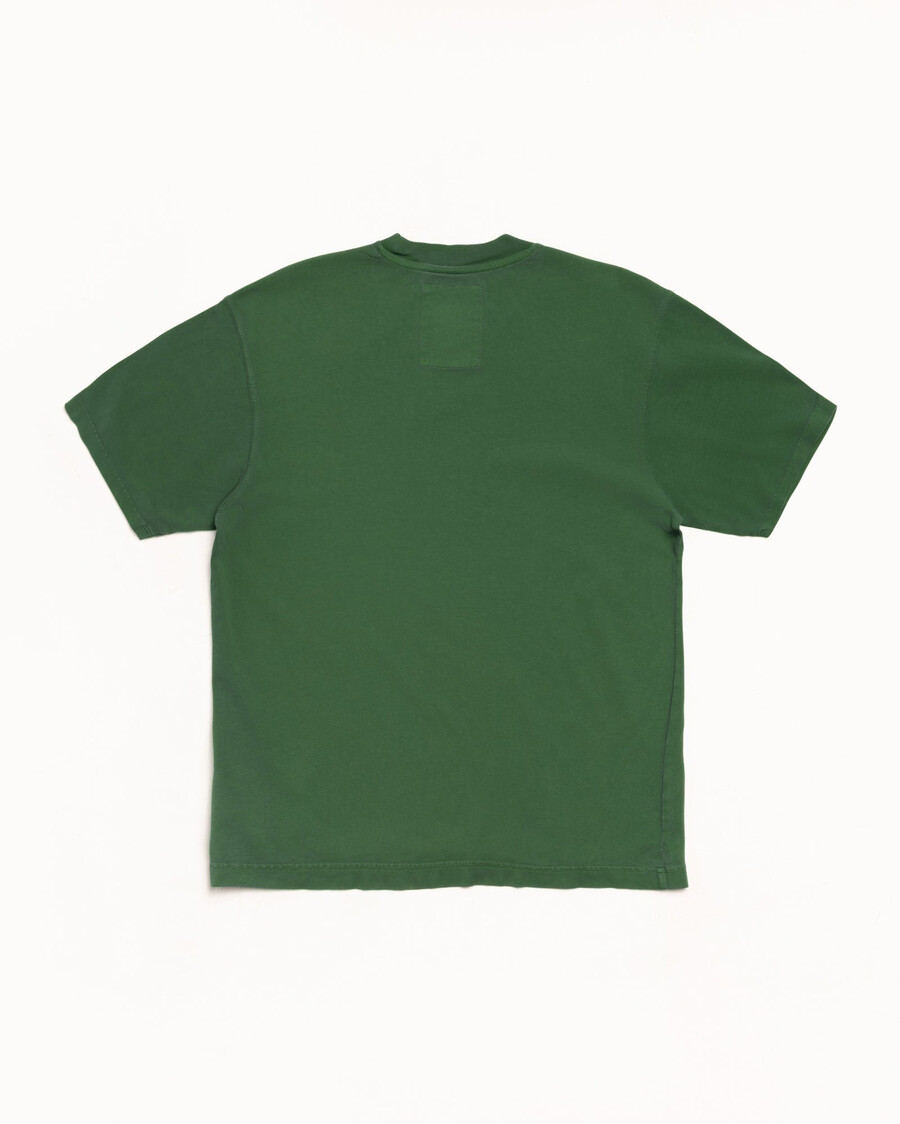 stückgefärbtes kurzarm-t-shirt