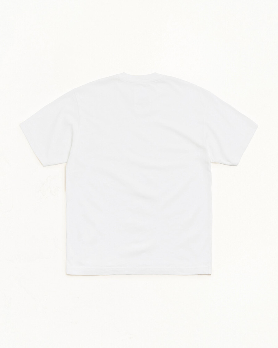 stückgefärbtes kurzarm-t-shirt